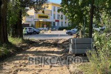 выкса.рф, На улице Ульянова начался ремонт тротуара